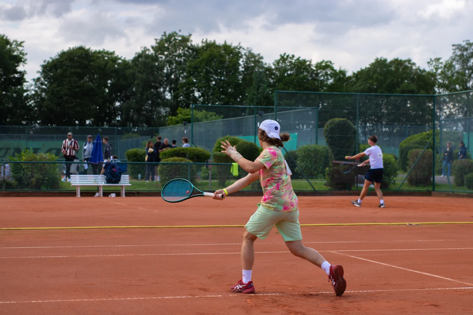 Tennis player at keystone sports college tennis showcase